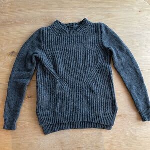 J. Crew Dark Grey Wool Sweater